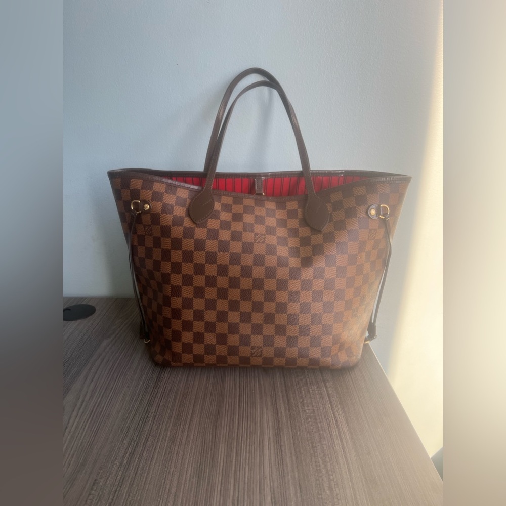 LV NEVER FULL MM TOTE BAG